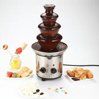 Four-Tier Stainless Steel Chocolate Fountain Hot Pot for Events and Parties AU Plug (+2 Yuan)