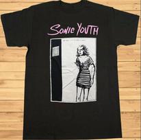 New 1990 Sonic Youth Goo Concert We Don't Like The Grub Unisex T-Shirt S įvairiaspalvis
