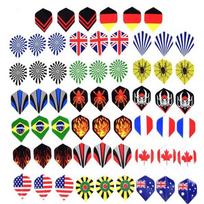 60PCS Dart Wings Dart Tail Leaves Dart Accessory Color mixing #1