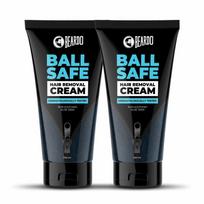 Beardo Ball Safe Hair Removal Cream | Intimate Hair Removal Cream for Men | Painless & Safe Hair Removal in Minutes | With Coconut Oil, Shea Butter black
