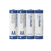 Keeppower AA P1450i3 – 1,5 V ličio jonų akumuliatorius, kurio talpa 3133 mAh ir 4700 mWh – 4 vnt. pakuotėje
