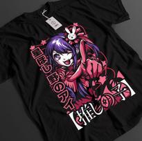 Oshi No Ko Marškinėliai Ai Hoshino Marškinėliai Aqua Marškinėliai Kana Arima Viršutinė dalis Ruby Anime Marškinėliai XS pink