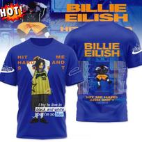 Billie Eilish Hit Me Hard And Soft Tour 2025 3D T-Shirt M837 XL