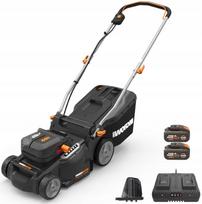 Belaidis vejapjovė WORX WG737E, 40V, 2x4Ah, 37 cm, 40 l