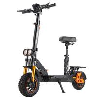 TWOFISH V5 MAX Electric Scooter with Seat - 800W Motor - 48V 18Ah Battery - 11  Front and 10  Rear Tires - Range