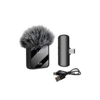 Mini klipsinis belaidis mikrofonas 1 rinkinys Nešiojamas triukšmo slopinimo mikrofonas Android telefonui, kamerai, vlogui, tiesioginei transliacijai F15