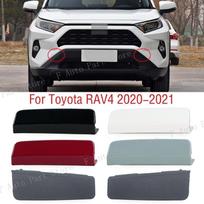 For Toyota RAV4 RAV 4   Car Front Bumper Tow Hook Cover Trailer Eye Cap Lid left down black