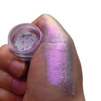 1g Eyeshadow Powder Gradient Glitter Metallic Smooth Texture Long-lasting Eye Makeup Ultra Thin Eye Shadow Highlighter Pigments for Daily Use violetinė