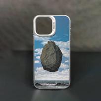 Rene Magritte Art Phone Case For iPhone 17,16,15,14,13,12,11,Pro,Max,Plus,Mini,X,XS,XR,8,S,SE Soft Black Case iPhone16promax gray
