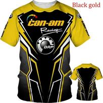 BRP Can-Am 3D Print Extreme Sports Quick-dry Breathable Men Moto Race T-shirt Table Tennis Team Training Jersey Short Sleeve Top XXS black