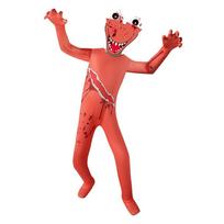 Roblox Rainbow Friends Costume For Kids In Orange Jumpsuit With Mask For Halloween 130