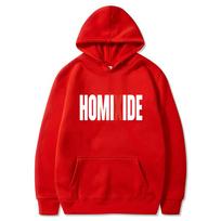 Rapper Homixide Gang Graphic Hoodie Playboi Carti Opium Merch Sweatshirt Men Women Hip Hop Oversized Hoodies Male Fleece Clothes L raudona