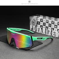 KDEAM TR90 Polarized Cycling Glasses Men Women MTB Riding Sunglasses New Skiing Fishing Climbing Protection Eyewear Bike Goggles box-packed gray