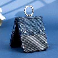 For Samsung Galaxy Z Flip 8 7 6 5 4 3 Carbon Fiber Texture Magsafe Ring Hinge Case Screen Protect Film Wireless Charging Cover For Galaxy Z Flip7