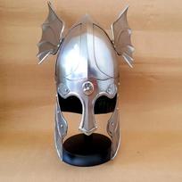 Viduramžių Fantazijos Sparnuotas Vikingų Nešiojamas Šalmas LARP, Cosplay Renesanso Mugė Skandinavų Kario Kostiumo Rekvizitas white