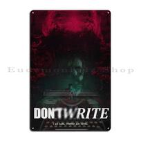 Alan Wake 2 Ahti And The Janitors Poster Nuuskavatti Metal Sign Rusty Create Party Club 90s Horror Tin Sign Poster 20x30cm black