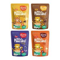 Slurrp Farm Healthy Pancake Lovers Combo | Blueberry, Classic, Chocolate & Banana | 100% Vegetarian Healthy Breakfast for Kids & Adults,150G*4 300GM