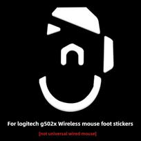 2-in-1 ICE-Cool Anti-Slip Stickers For Logitech G502 Hero – Wear-Resistant Foot Pads For Wireless/Wired Mice 1 PCS white