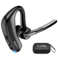 Bluetooth 192Hz Budėjimo režimo belaidės ausinės vienai ausiai su aptX HD Dvigubu mikrofonu Aplinkos triukšmo slopinimu ir skambučių triukšmo SBC Suderinamos su juoda