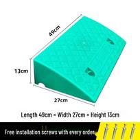 13CM High Portable Plastic Curb Ramp blue