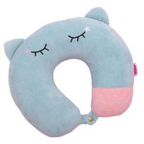 Cute Animal Travel Neck Pillow, Soft Memory Foams Shape Neck Pillow Travel Pillow Cushions for Children and Adults žalia