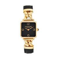 Coach Cass Quartz Watch Black Dial 30 Meters Water Resistant Luxury Women watches 14504356 Regular Watch Box black