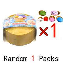 Large Dumpling Squishy Stress Relief Balls with Steamer Reusable Rebound Squeeze Reliever Toys Dough Ball Home Office Beautiful Gifts yellow
