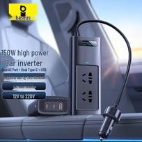 Baseus Portable Pure Sine Wave Power Inverter juoda