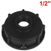 Durable Ibc Tank Adapt S60X6 Coarse Threaded Cap 60mm Female Thread To 1/2  , 3/4 , 1  Adapter Connector black
