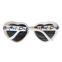 Bride to Be Sunglasses Heart Shape Glasses Bridals Party Sunglasses for Women Wedding Bachelorette Party Bridals Shower balta