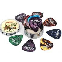 Alice Guitar Picks 6Pcs Celluloid Mediator Thickness 0.46 0.71 0.81 0.96 1.20 1.50Mm Electric Acoustic Guitar Accessories Guitar gray