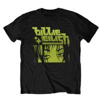 2026 Unisex Anime Grunge Billie Eilish TShirt 100 Cotton Crew Neck Short Sleeve Streetwear Y2K Music Graphic Casual Tee M yellow