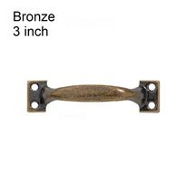 Hardware Accessory Furniture Pull Garages Sheds Iron Drawers Handle With Bow-Shaped Black Silver Barn Door Knob