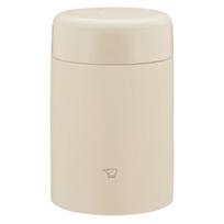 Zojirushi Soup Jar 520ml Food Hot or Cold Easy to Wash 3 Parts to Seamless Lid Wide Mouth Beige (Bowl Size) [Keeps Deliciously] (Only Clean) smėlis