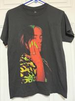 Billie Eilish World Tour Stay Home Concert Tour Shirt Black Men's Small Unisex T-Shirt M red