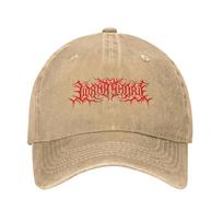 Baseball Cap Lorna Shore Summer Fashion Trucker Hat Deathcore band Couple Women Print Hunting Camping Dropshipping Baseball Caps One Size beige
