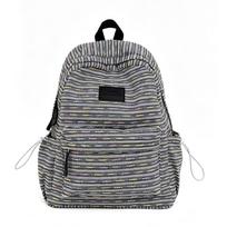 Schoolbag Japanese ins literary style small fresh plaid schoolbag female campus high school college student backpack autumn and winter travel back Without pendant rožinė