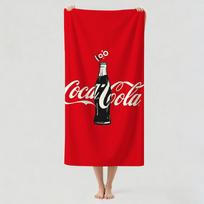 Madingas spaudinys C-CoCa C-ColaS Rankšluostis Džiovinantis Vonios rankšluostis Taikomas lengvam plaukimui, stovyklavimui, jogai, paplūdimiui 70cm×140cm black