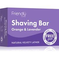 Friendly Soap Shaving Bar Orange & Lavender natūralus muilas skutimuisi 95 g