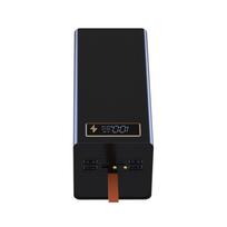 32x18650 Baterijų Laikiklio Korpusai Power Bank Dėklas Plastikiniai Korpusai Greito Įkroviklio Dėklas 18650 Baterijoms Nuimamas Dizainas A juoda