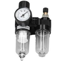 Air Compressor Filter Regulator Water Pressure Lubricator Tool Oil Separator G1 4in AFC2000