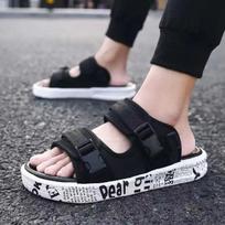 Sling Back Round Foot Men's White Sapatenis Men Sandals Slippers Shoes Summer Men Slippers Sneakers Sport Premium Exercise 38 white