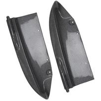 2PCS Rear Bumper Diffuser Splitter Canard Spoiler for BMW X5 G05 M Sport     Car Accessories anglies pluošto juodos spalvos