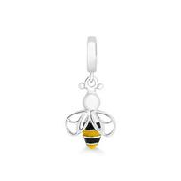 925 Silver New Bee series honeycomb flower honey Pendant Bead Fit Bracelet DIY Jewelry Gift billiard Charm white