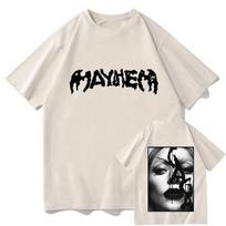 Lady Gaga Singer Graphic Tshirts The MAYHEM Ball Tour TShirt Fashion Short Sleeve Summer T Shirt Cotton Tees Unisex S white
