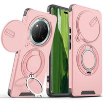 Case for Honor Magic 7 Lite with Sliding Lens, Extra Camera Protection and Drop Protection rožinė