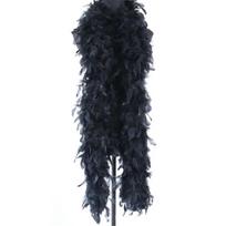 Luxurious Black Feather Boa for Costume Parties, Theatrical Performances, and Elegant Fashion Accessories One Size juoda