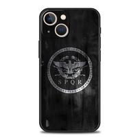 Phone Case For iPhone 17 16e 15 14 13 12 11 Pro Max SE 7 8 Plus Shell iPhone 16 Soft TPU Cover Roman Empire Emblem For iPhone 7 8 SE black