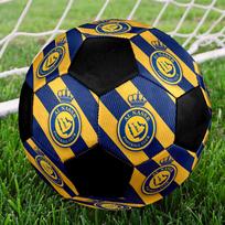 1pc Al-Nassr FC Soccer Ball Size 5 Indoor Soccer Ball Fashion Colorful Backyard Game - Great For Sports Fans Gift HE17 blue