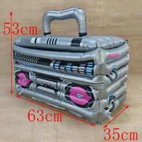Radio Inflatable Ice Bucket Outdoor Beer Beverage Picnic Ice Box Bar Ktv Creative Decoration Kit gray